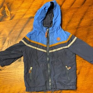 L&P toddler rain jacket with fleece lining